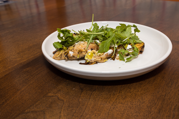 Sheet Chicken with Arugula